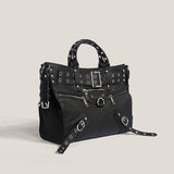 rivet edge leather bag nc0112