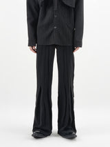 pleated flare classical slacks nc0087