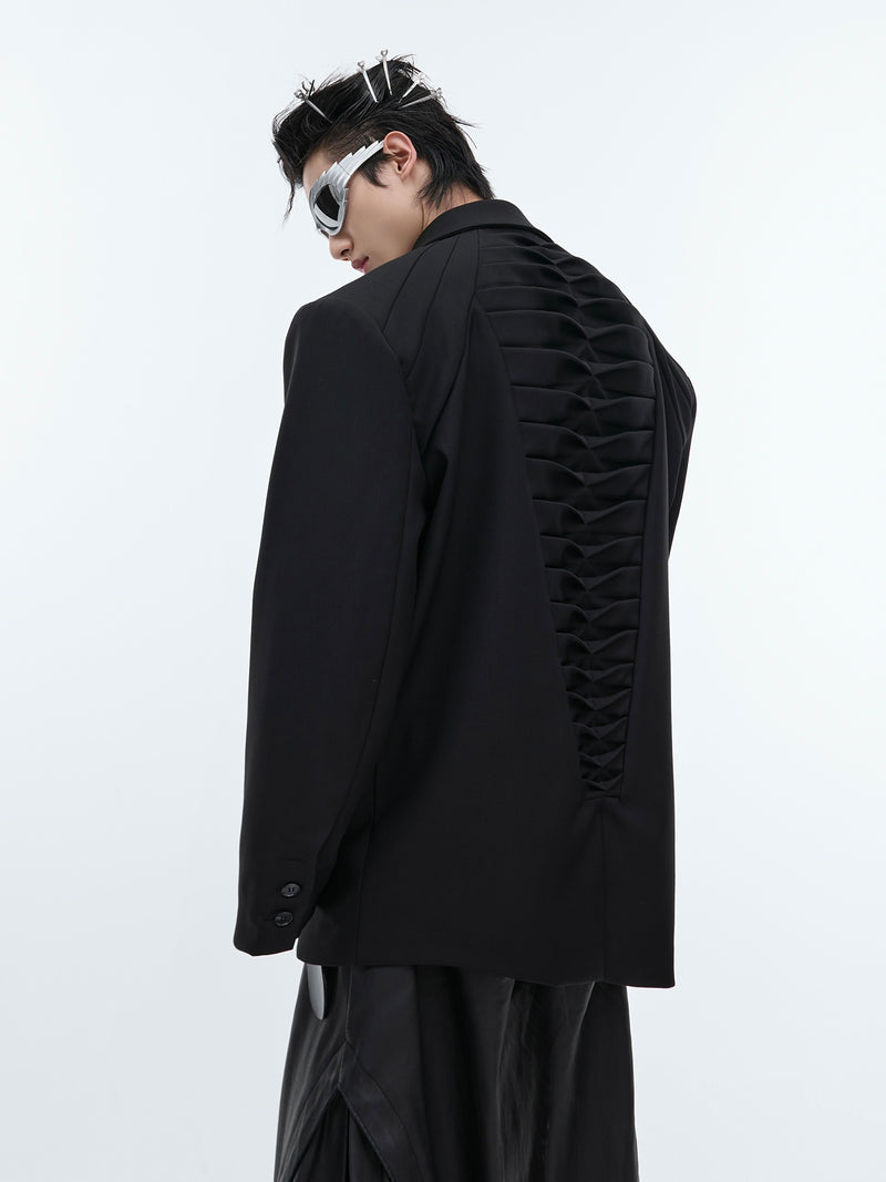 layered collar mode jacket nc0169